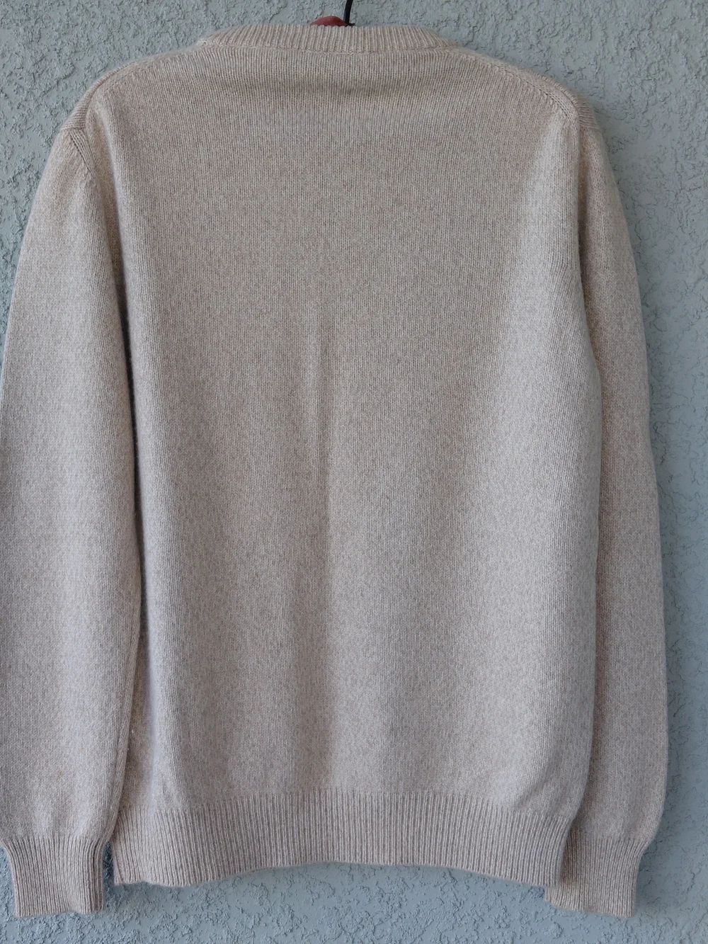 Dolce & Gabbana Beige 100% Virgin Wool Crewneck Sweater Made in Italy